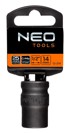 NEO TOOLS Cr-Mo Udarna nasadna glava, 1/2", 14 x 38 mm